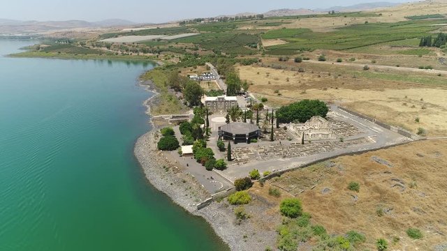 Aerial view of Capernaum