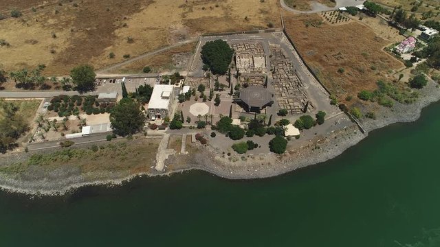 Aerial view of Capernaum