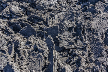 background of cold lava flow in Timanfaya national park