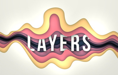 Layers Vector Background