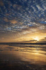 Obraz premium Evening time by Baltic sea.