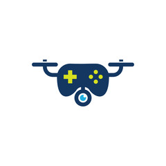 Game Drone Logo Icon Design