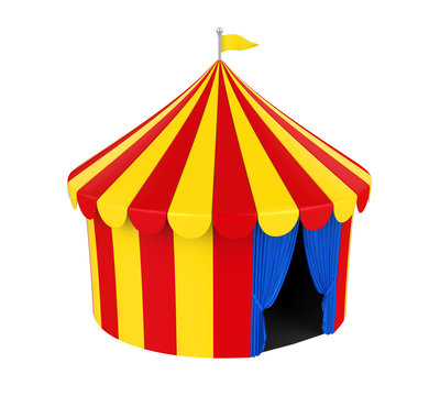 Circus Tent Isolated