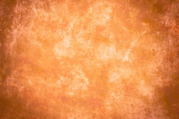 Obraz na płótnie Canvas Abstract, vignette orange concrete background.