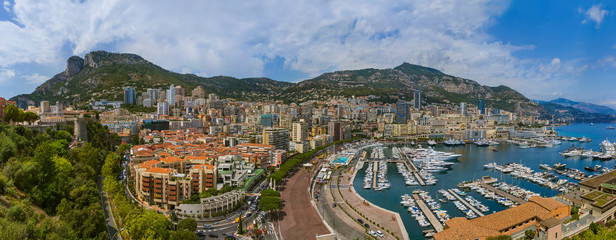 Obraz premium Panorama of Monaco