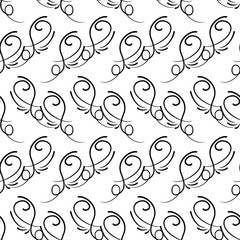 Seamless pattern with ornaments. Elements for design and decoration.