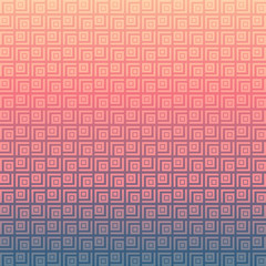 Abstract geometric square pattern background and texture on gradient color background.