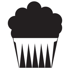 Muffin Black Stroke Linear Icon