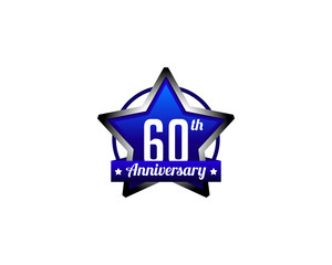 sixty year anniversary badge