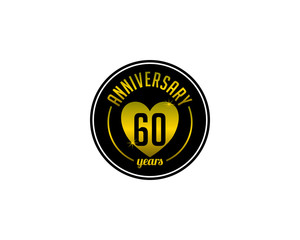 sixty year anniversary badge
