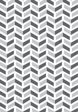 Gray abstract zigzag vector pattern