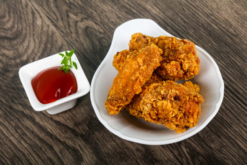 Crispy chicken wings