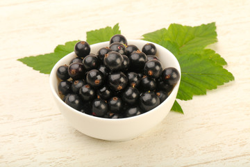 Ripe black currants