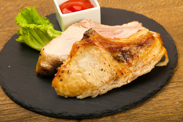 Roasted pork