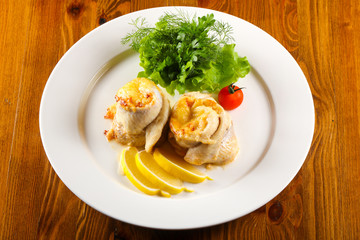 Trout fillet roll