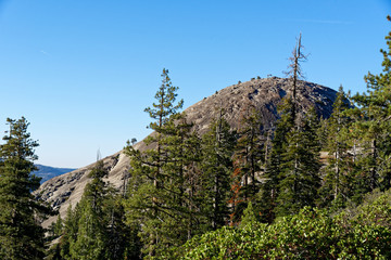Dome mountain peak