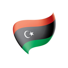 Libya flag, vector illustration