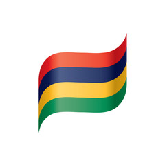 Mauritius flag, vector illustration