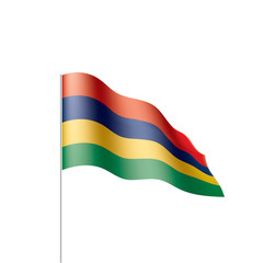 Mauritius flag, vector illustration