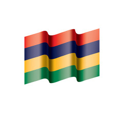 Mauritius flag, vector illustration