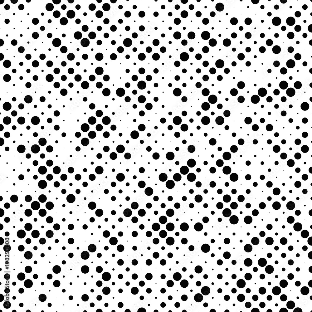 Poster abstract halftone dot pattern background - vector graphic from circles