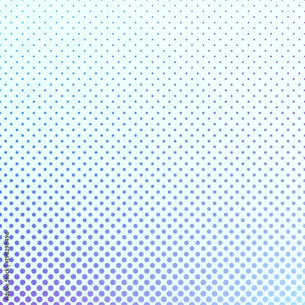 Poster gradient abstract halftone dot pattern background - vector illustration