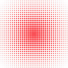 Halftone circle pattern background design - abstract vector graphic design