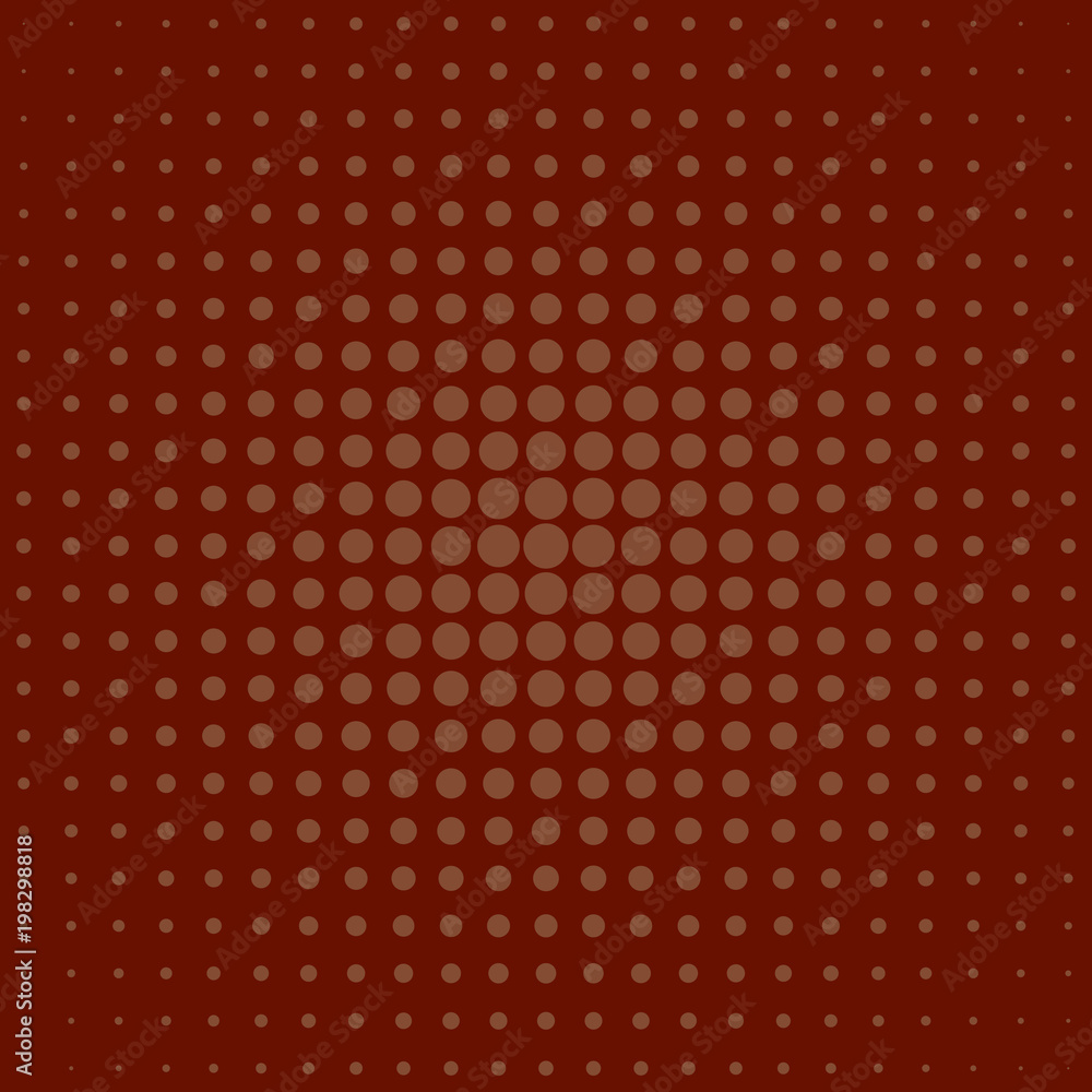 Poster abstract geometric halftone circle pattern background - vector graphic design from dots