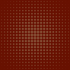 Abstract geometric halftone circle pattern background - vector graphic design from dots