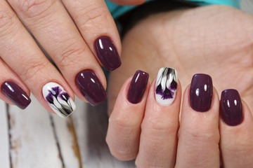 glamorous beautiful manicure