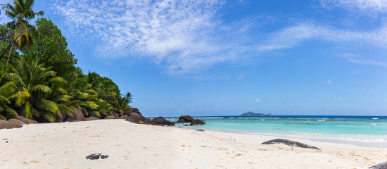 Paradise beach on Silhouette island, Seychelles