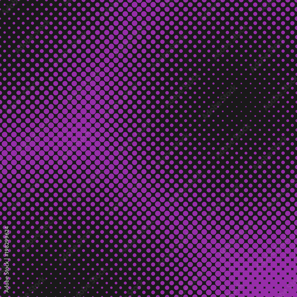 Poster halftone dot background pattern design - abstract vector graphic