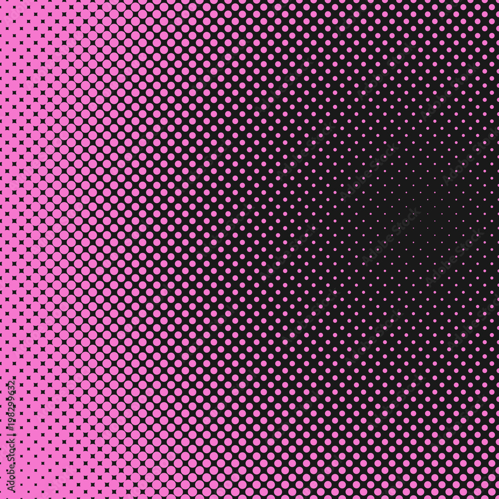 Poster pink abstract halftone circle background pattern template