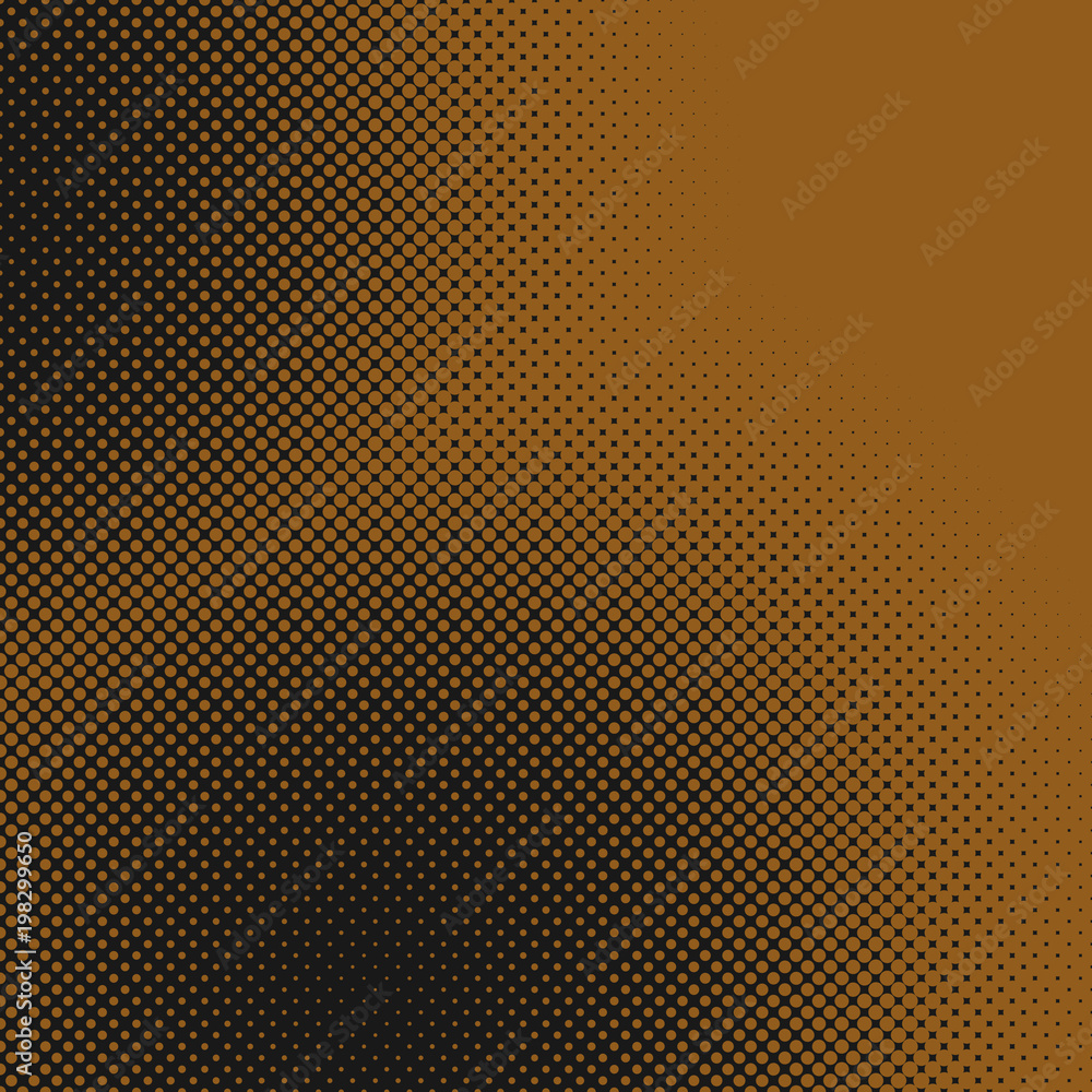Aufkleber geometric abstract halftone dot pattern background - vector graphic from circles
