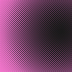 Pink abstract halftone circle background pattern template