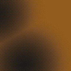 Geometric abstract halftone dot pattern background - vector graphic from circles