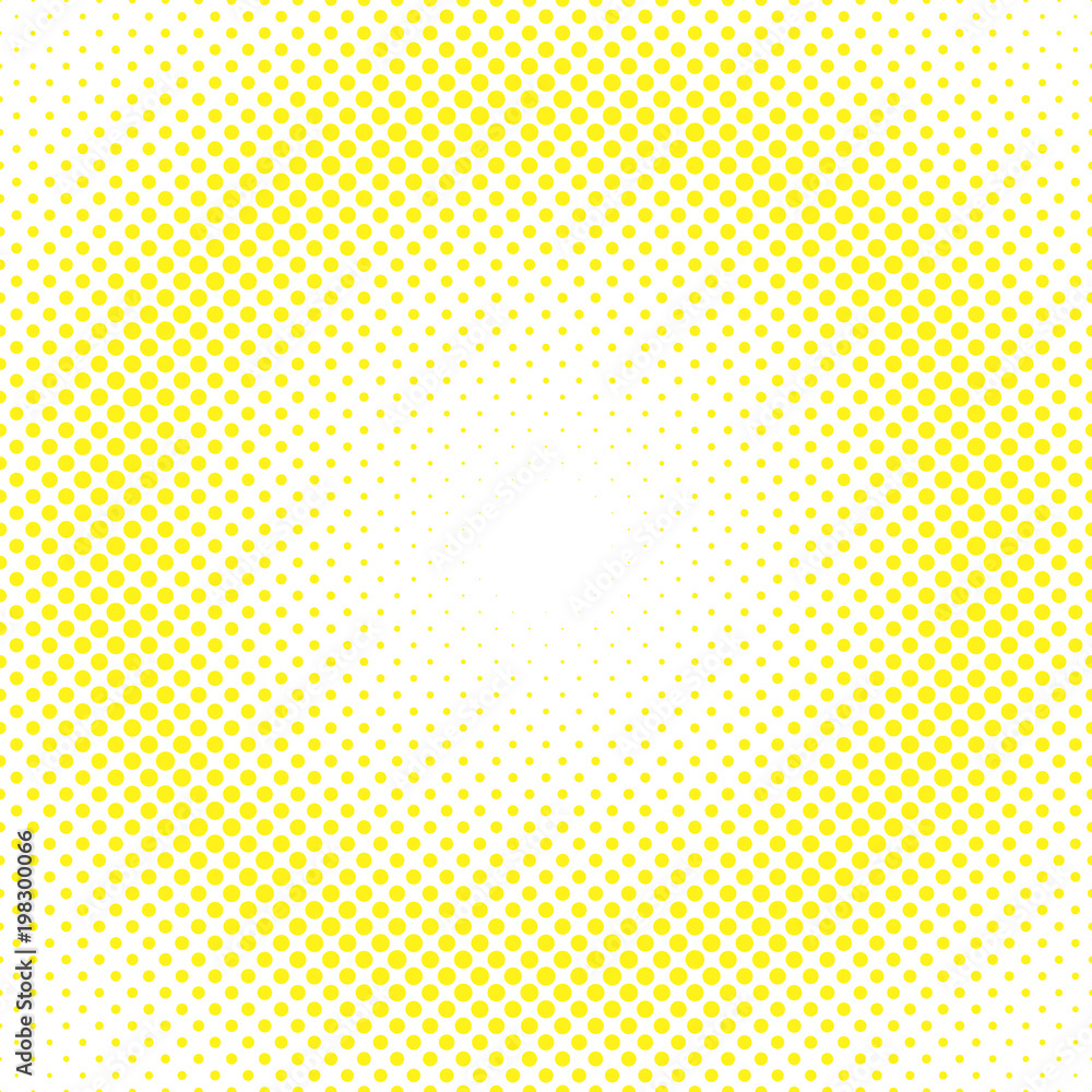 Poster abstract geometrical halftone dot pattern background - vector design from circles