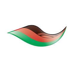 Malawi flag, vector illustration