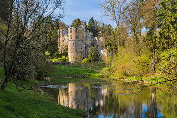 Beaufort castle ruins in Luxembourg © Nikolai Sorokin