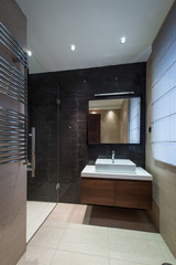 Modern bathroom interior