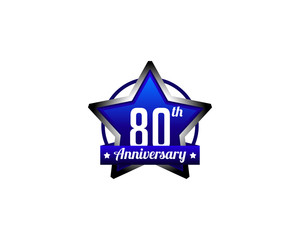 eighty year anniversary badge