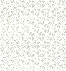 Geometric floral seamless pattern made of gray lines. Can be used these patterns as banners, business cards, festive decorations, greeting cards and for your ideas.