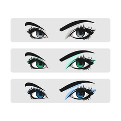 Eyelash extension logo.
