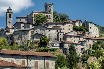 Fototapeta na wymiar Bagnone, old village in Lunigiana