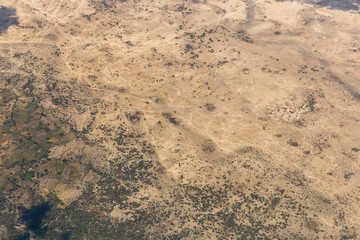 Luftaufnahme der Wüste - Tansania