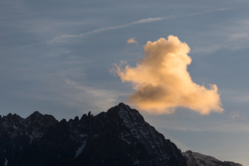 Sonnenaufgang im Wallis (Herbst)