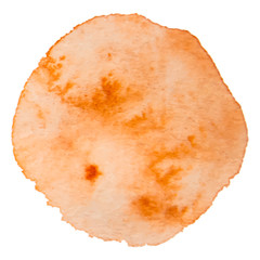isolated watercolor stain