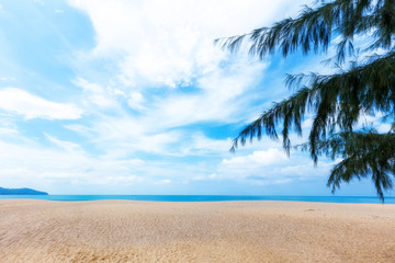 Mai Khao Beach, Phuket province, Southern of Thailand.