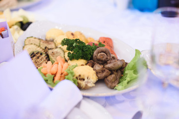 Grilled Vegetabels and Greens