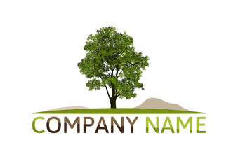 Obraz premium Abstract Tree Logo Design Vector. 